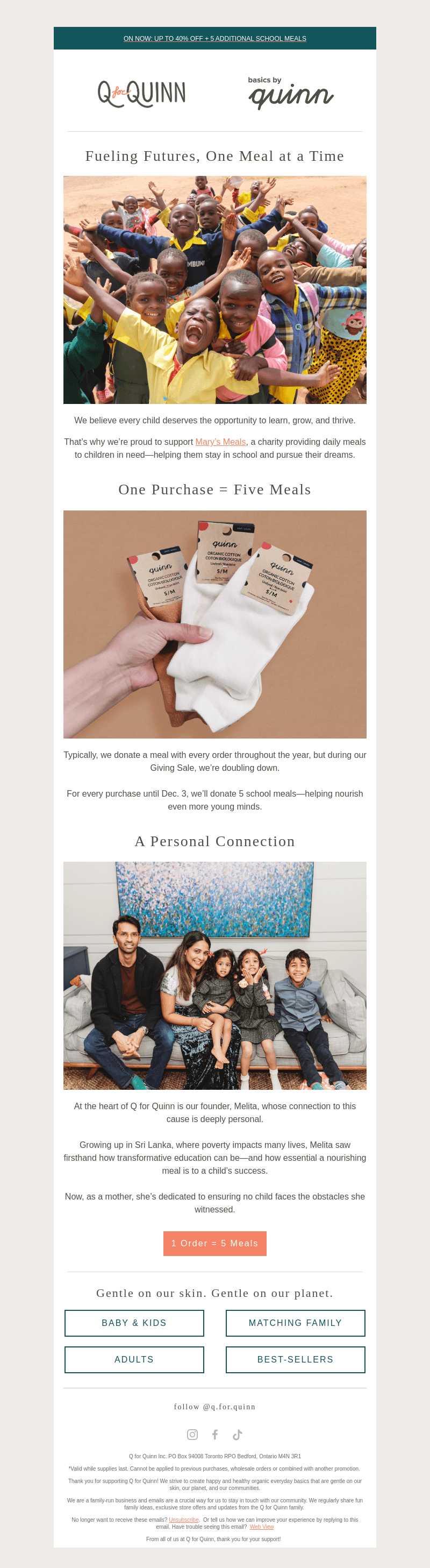 Support Education with Every Purchase