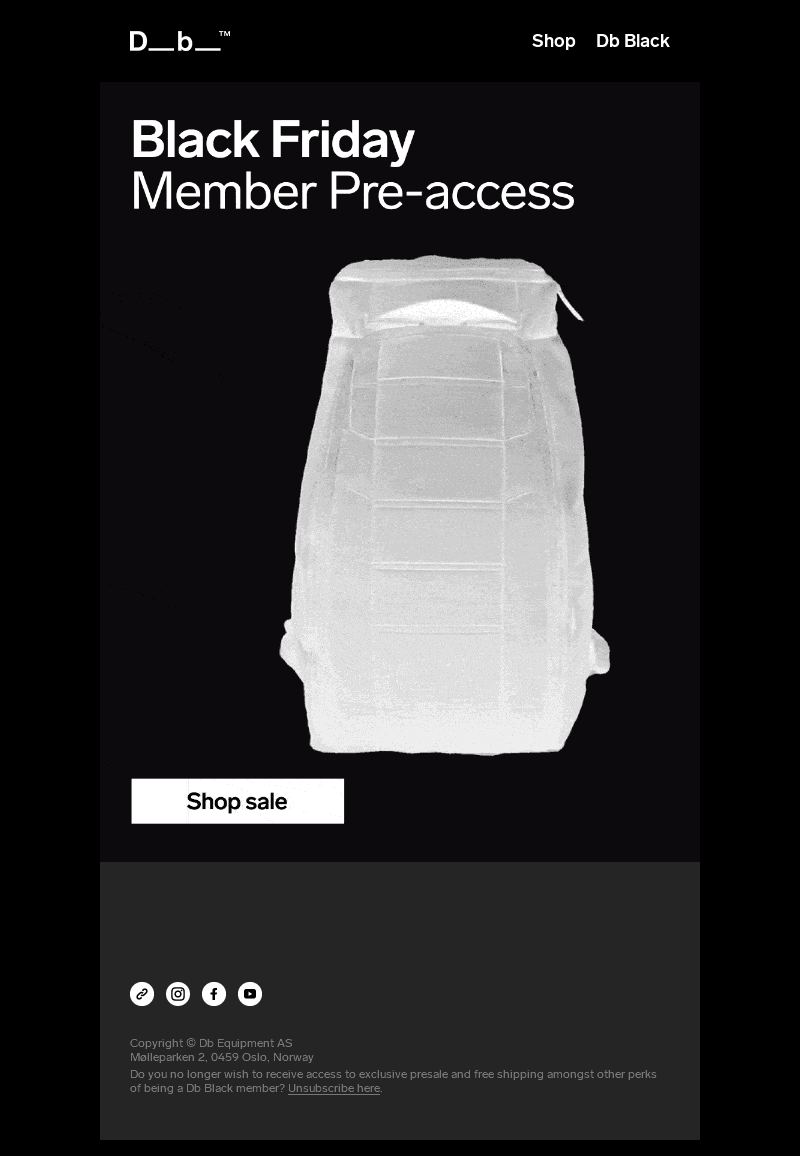 Black Friday exclusive member pre-access