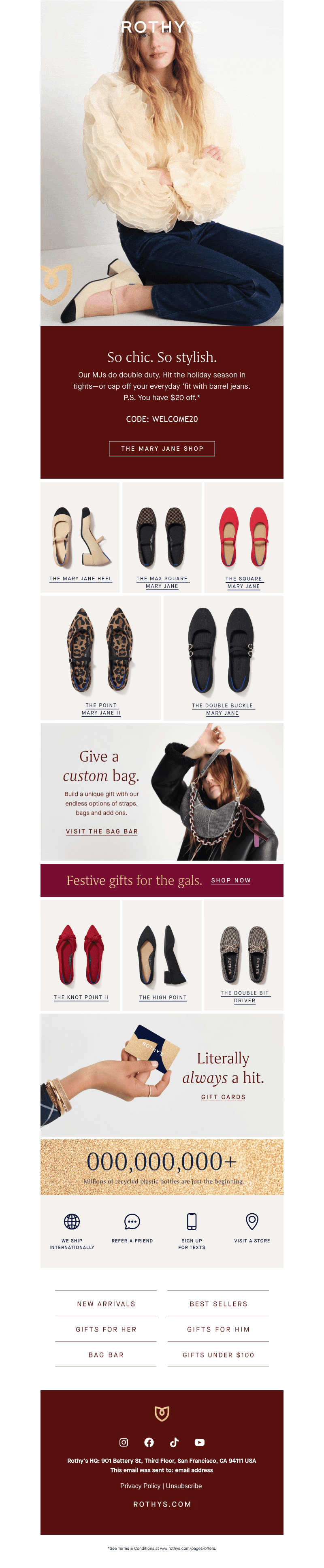 MJs for the holidays! ✨Plus $20 off.