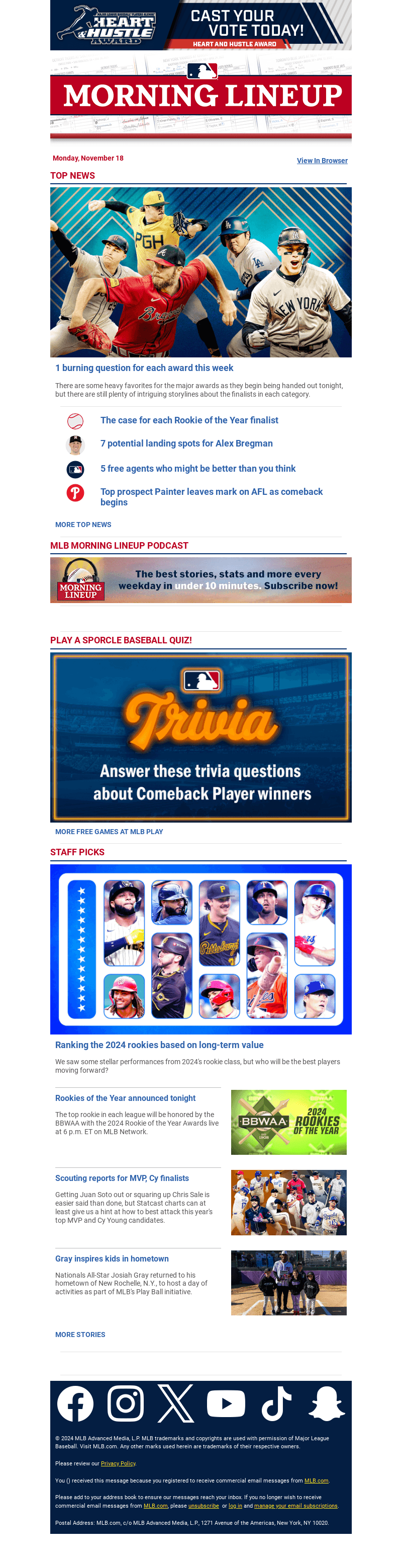 It’s awards week! Here are the big questions
