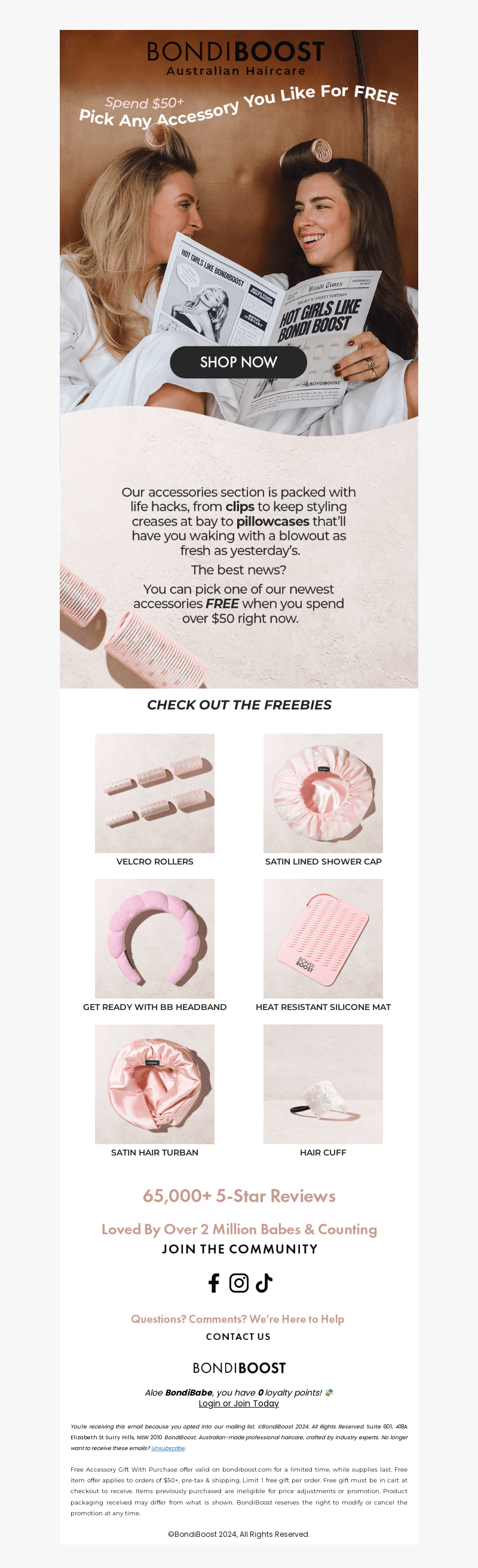 Spend. Style. Snag Your Freebie!