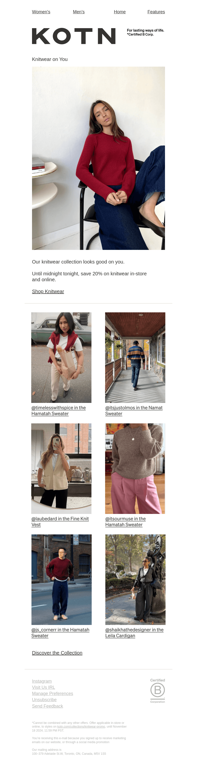 Knitwear on You