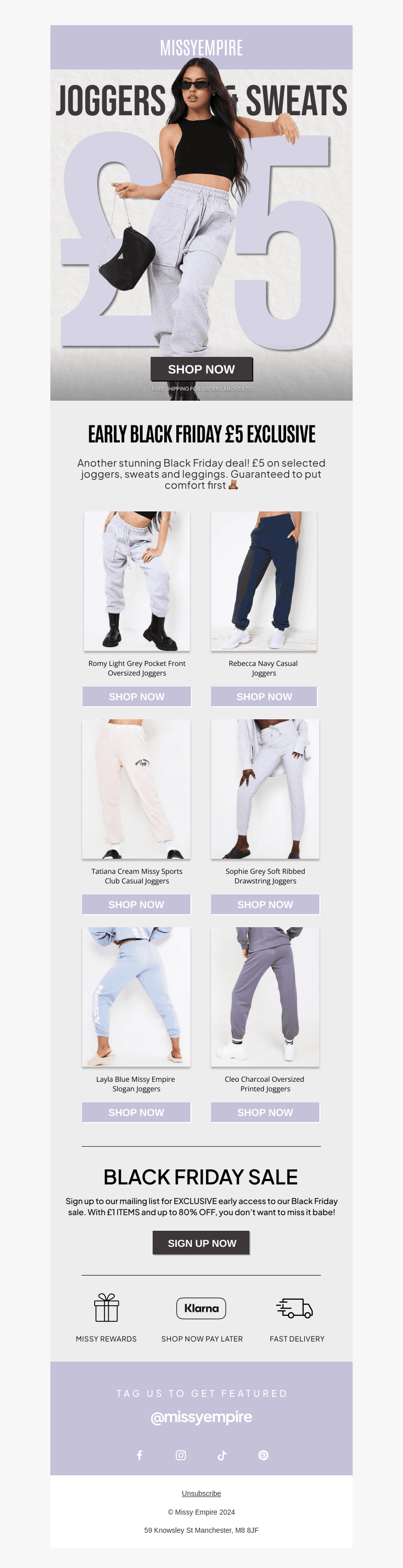 £5 Joggers & Sweatpants
