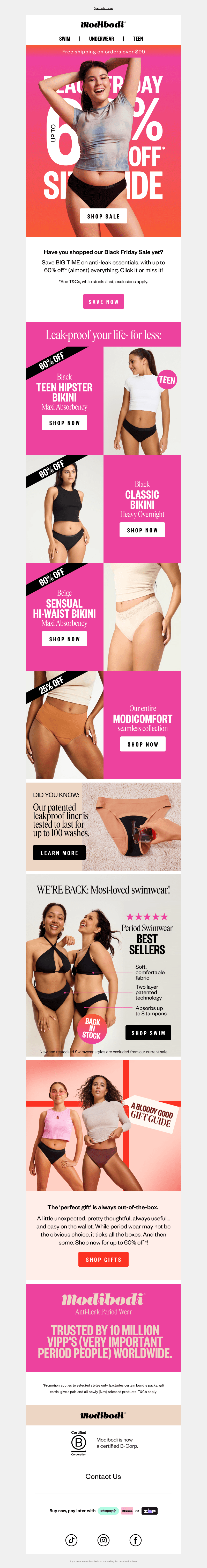 Go BIG – save up to 60%* off sitewide