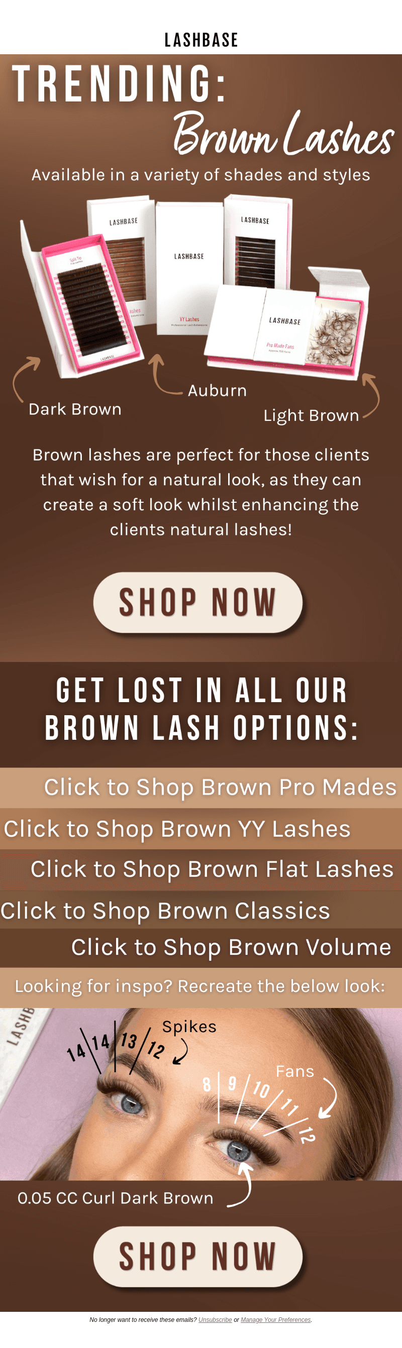 TRENDING: Brown Lashes🤎
