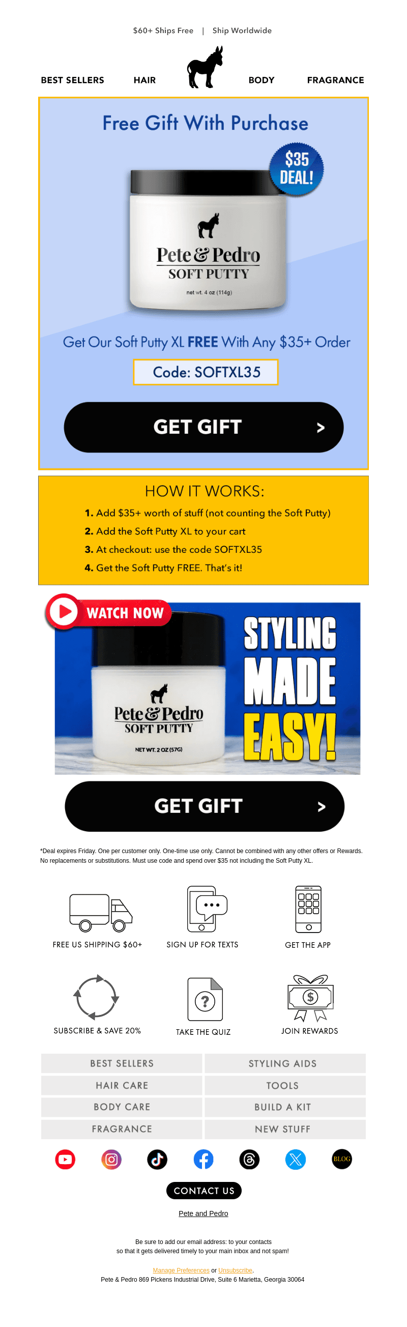 🚨Soft Putty FREE Gift With Purchase! 🎁