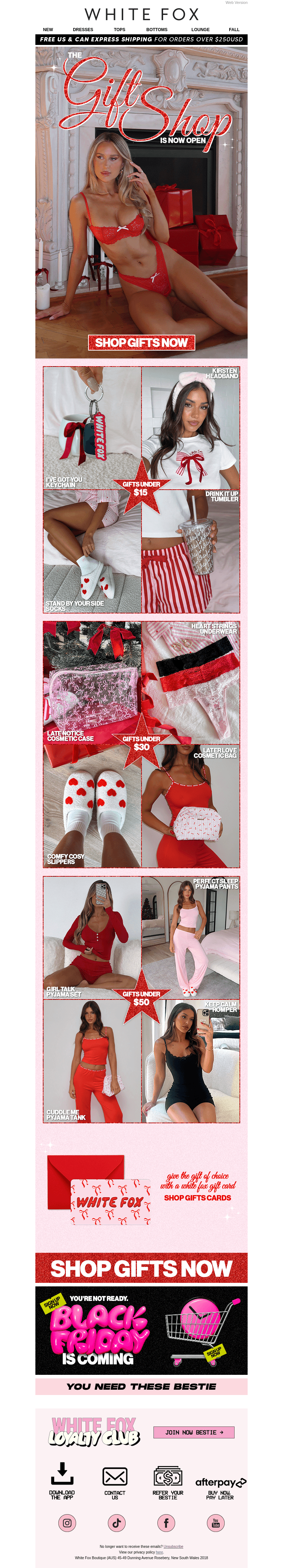 , THE GIFT SHOP IS OPEN 🎁