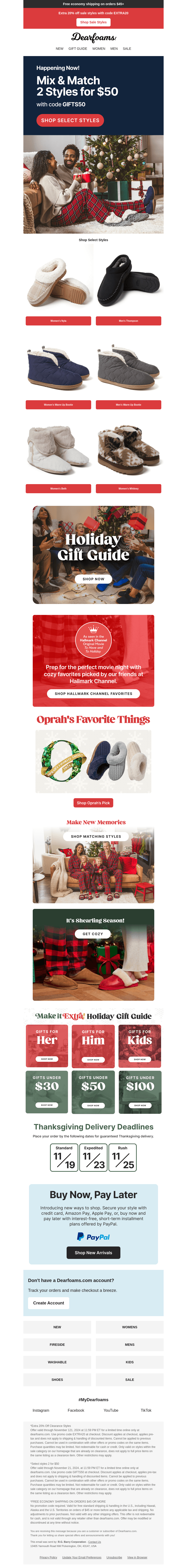 Happening Now: 2 Select Styles for $50