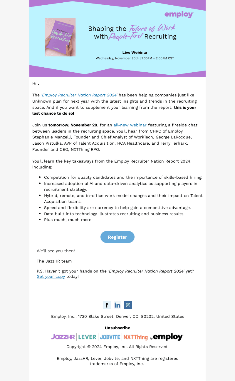 Employ email from Tue, Nov 19, 2024