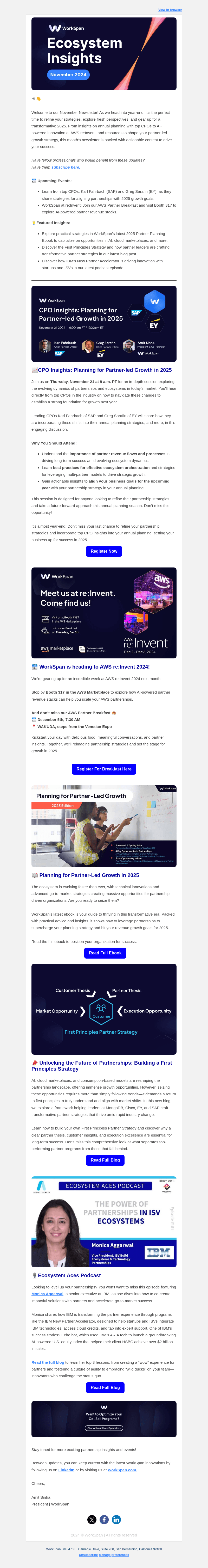 Ecosystem Insights - November 2024