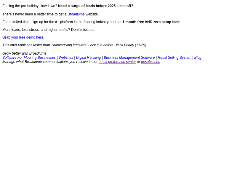 Increase Your Leads! Black Friday Special Inside