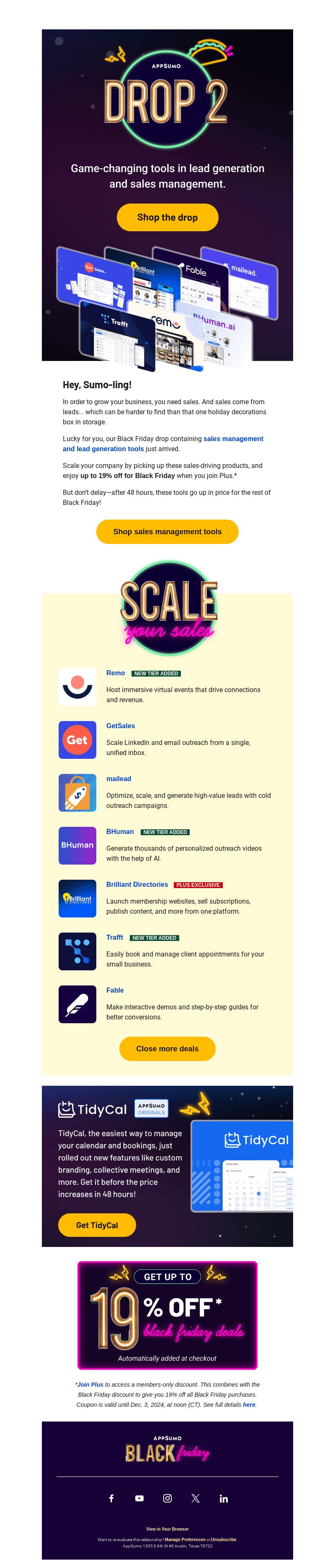 ⚡ Black Friday Drop 2: Lead gen + sales kit
