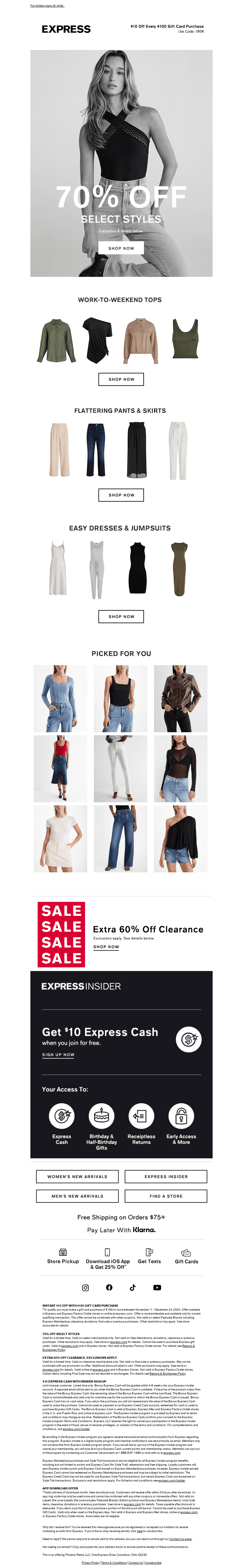 70% OFF, because 'tis the season