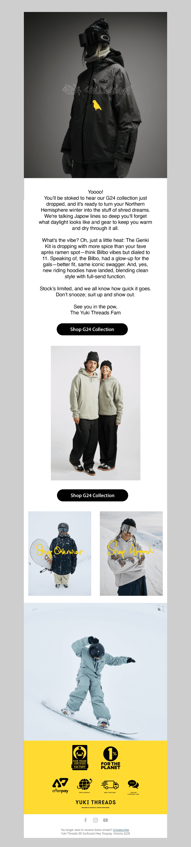New Yuki Outerwear is HERE!!
