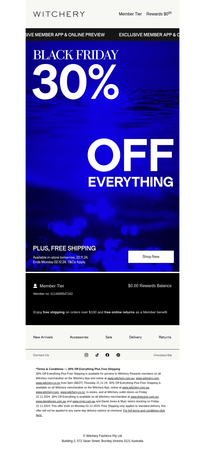 Early Access | 30% OFF EVERYTHING + FREE SHIPPING