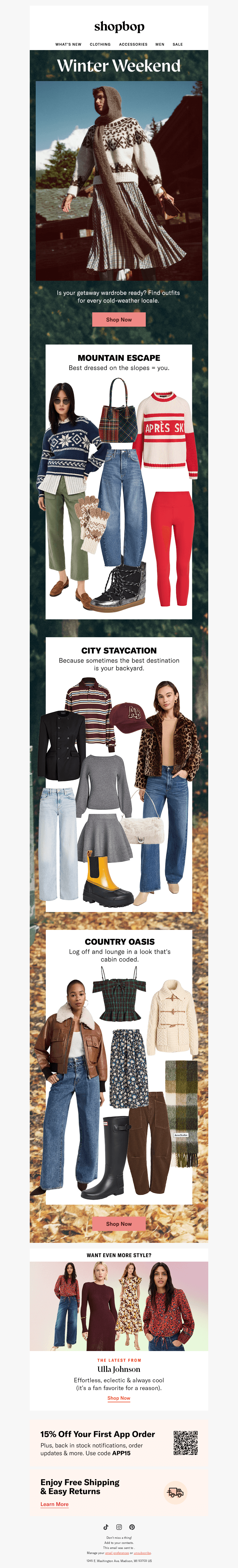 Weekend trip? Wear this