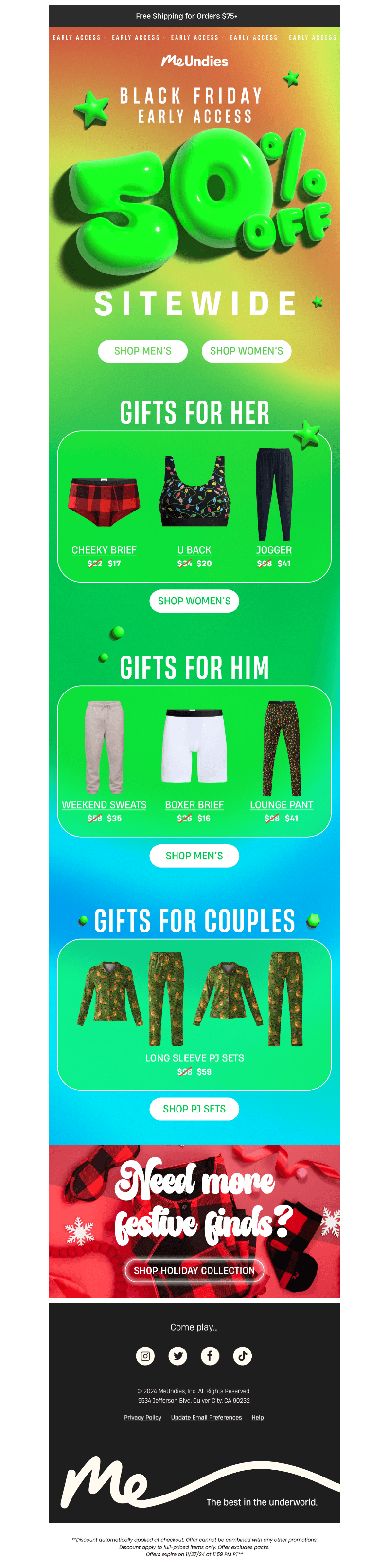 50% Off Sitewide