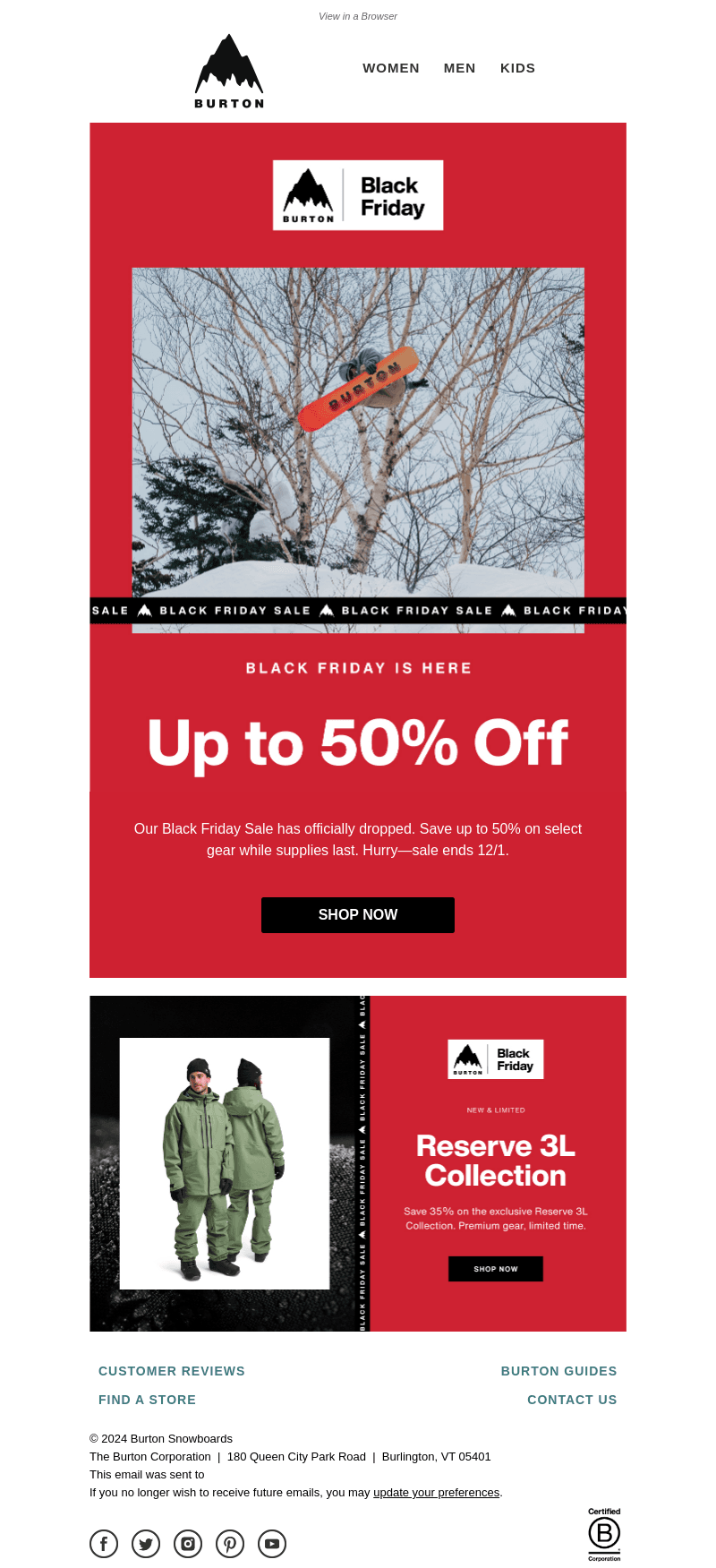 Black Friday Starts Now