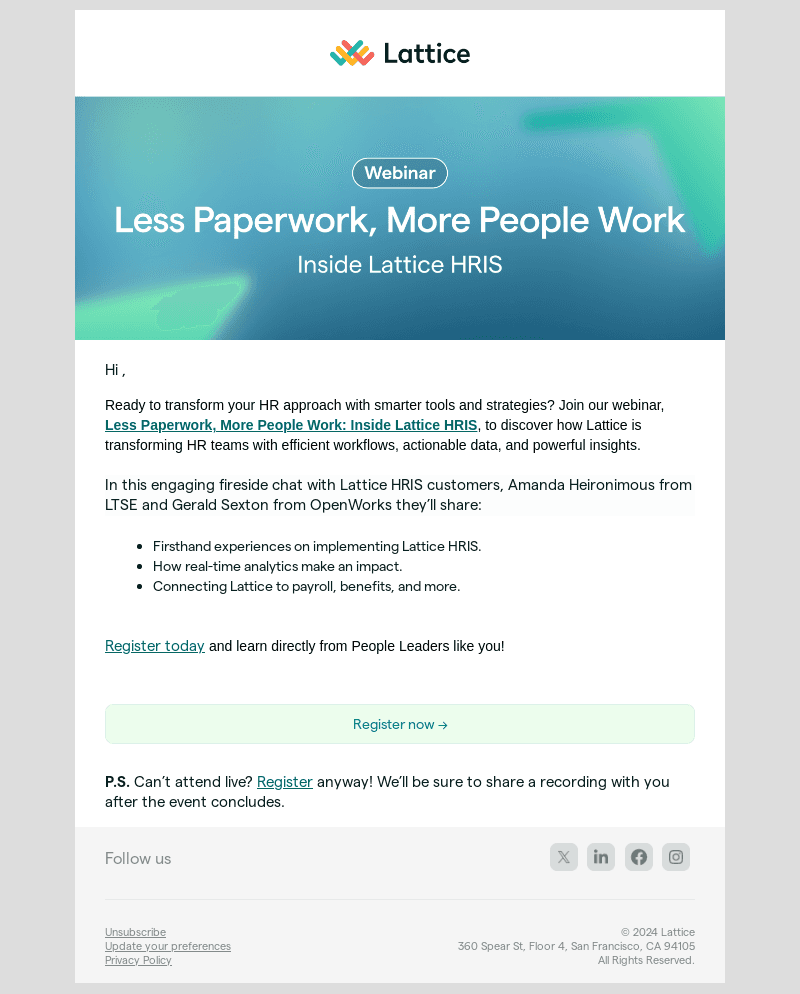 Less Paperwork, More People Work: Inside Lattice HRIS