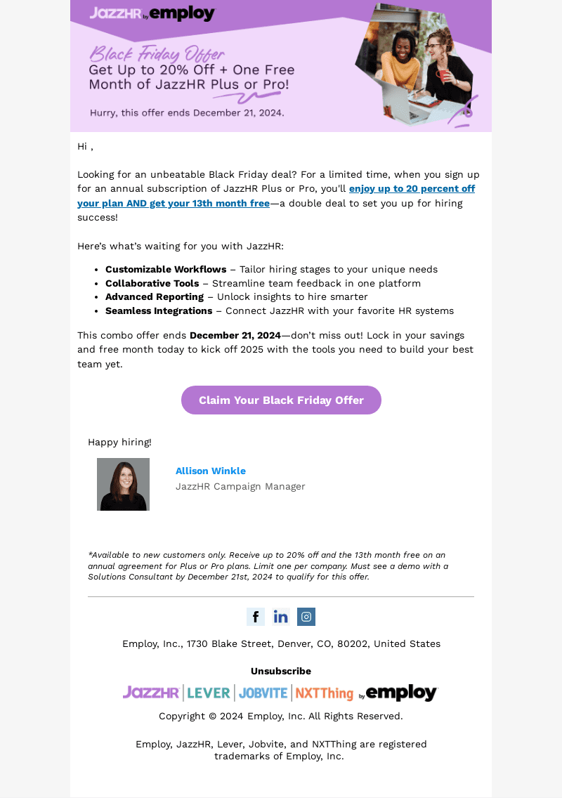 Employ email from Thu, Nov 21, 2024
