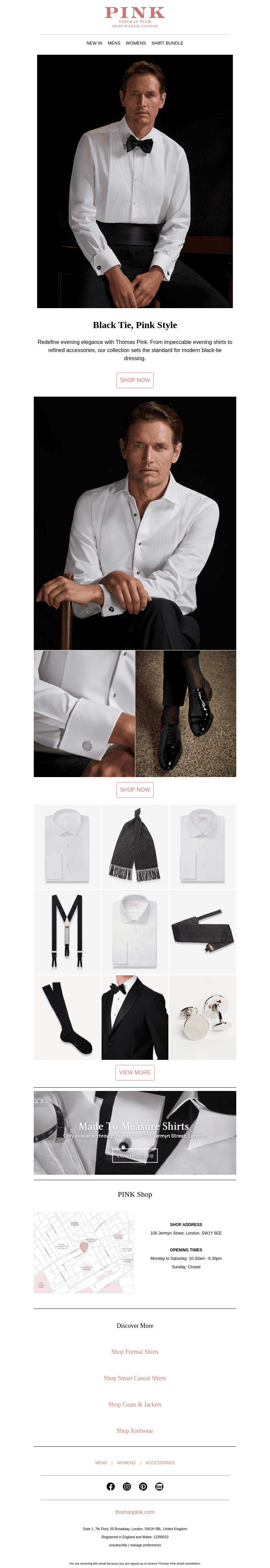 Your Black Tie Essentials, Redefined
