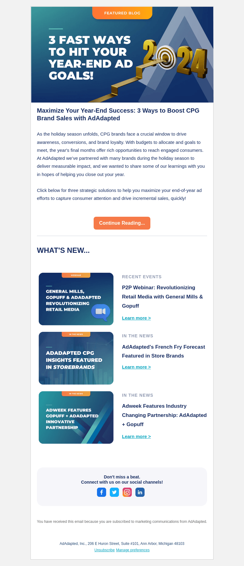 AdAdapted email from Thu, Nov 21, 2024