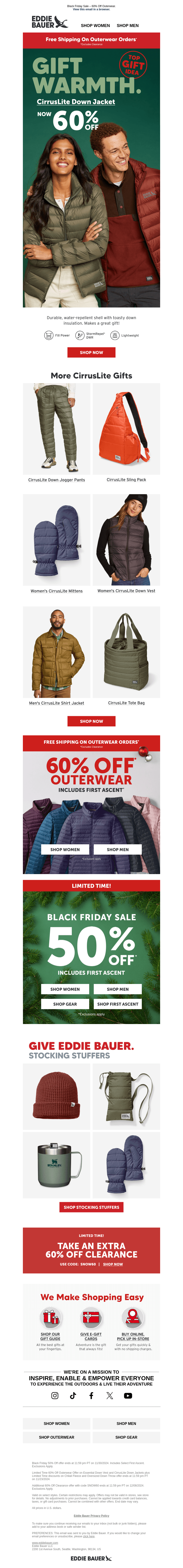 Bestselling CirrusLite Down Jacket Now 60% Off!