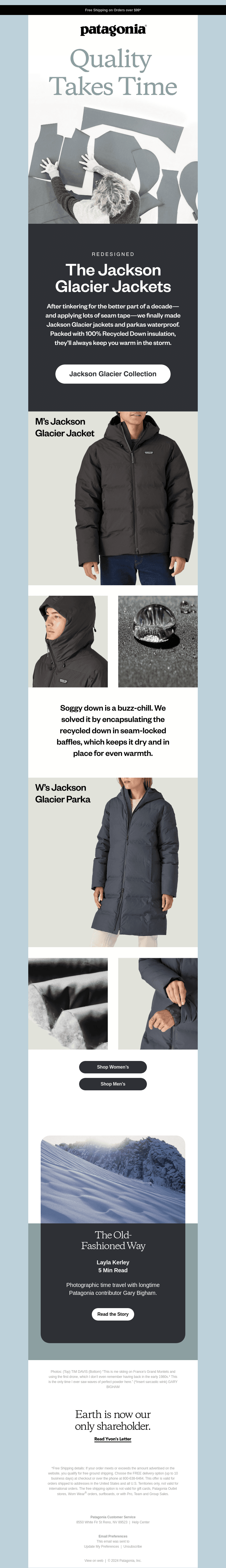 Waterproof down jackets at last
