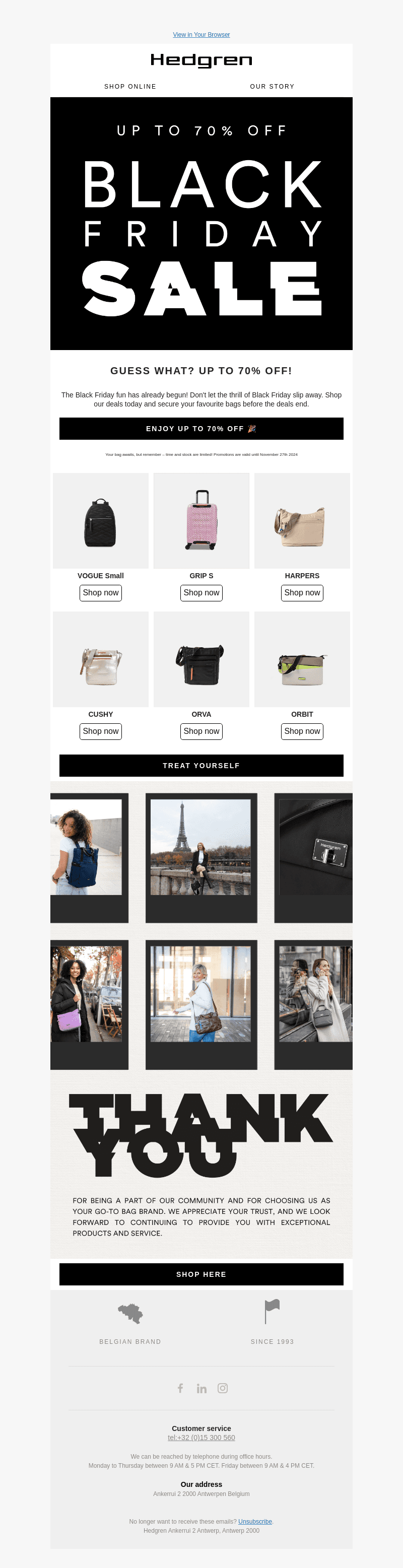 U to 70% off 🚀 Black Week