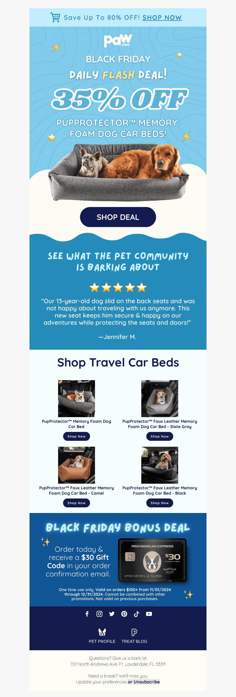 Black Friday Flash Deals Continue!! 🚗🐕