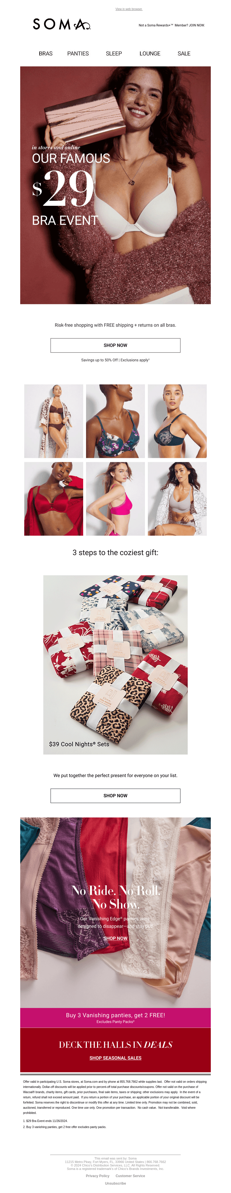 $29 Bras + FREE shipping