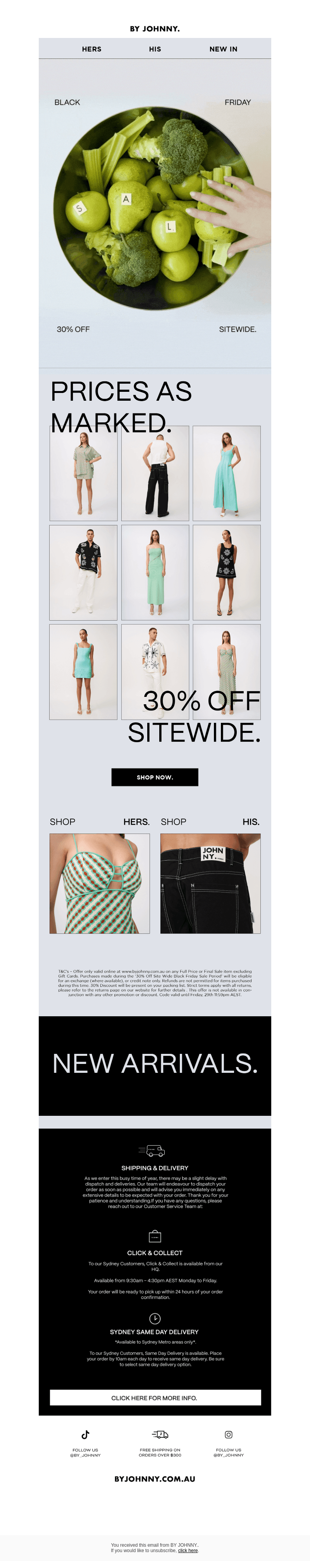 NOW LIVE: 30% OFF SITEWIDE..