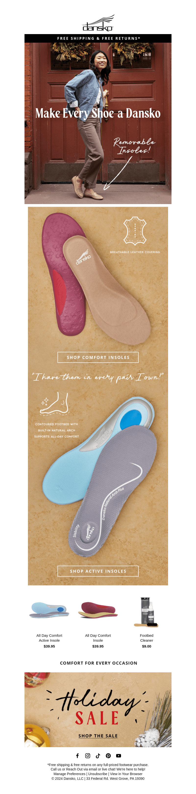 Footbeds Falling Flat?