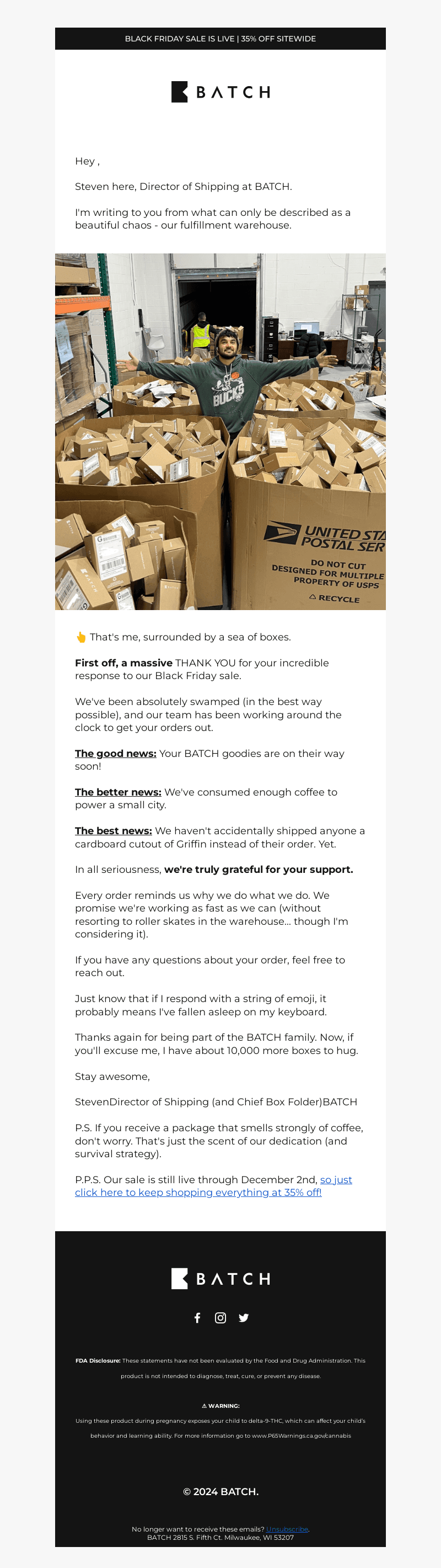 A view from the trenches (and a big thank you!)