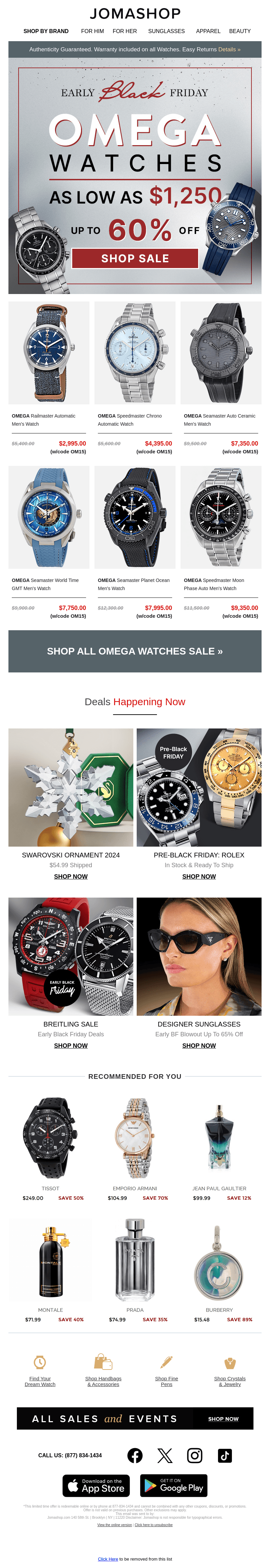 OMEGA WATCHES: For You!