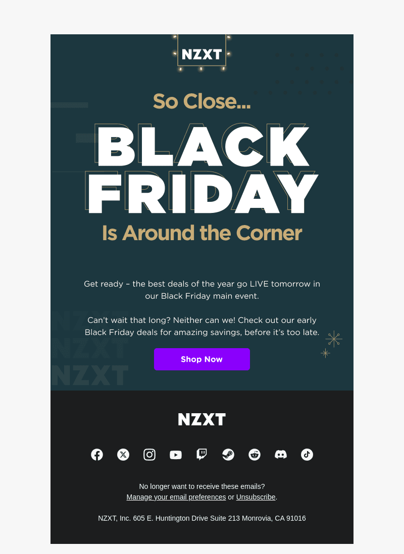 The Black Friday Final Countdown Is On ⏱
