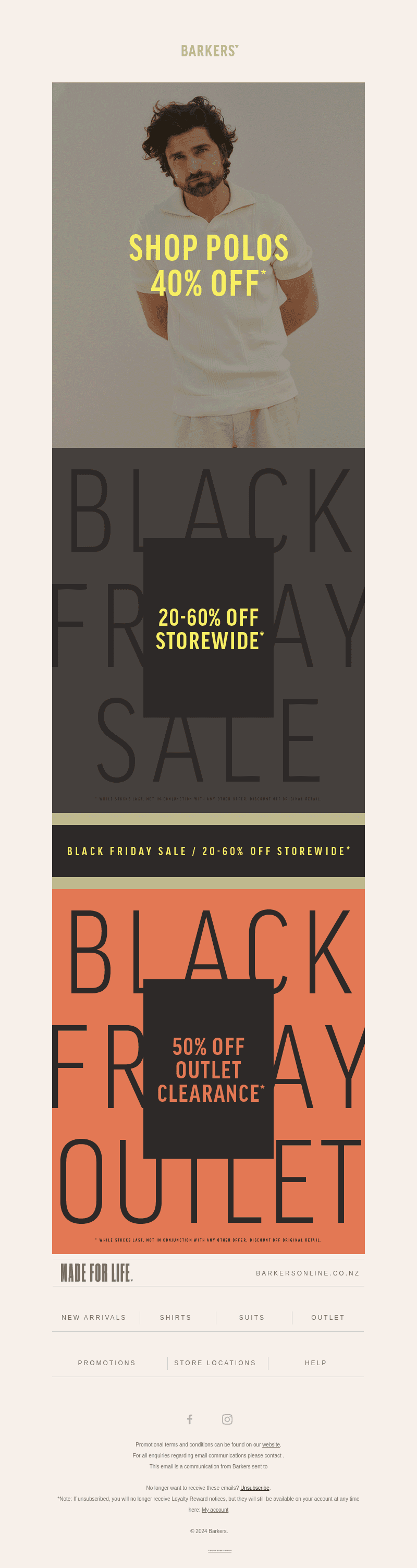 Dress Code: Black (Friday)