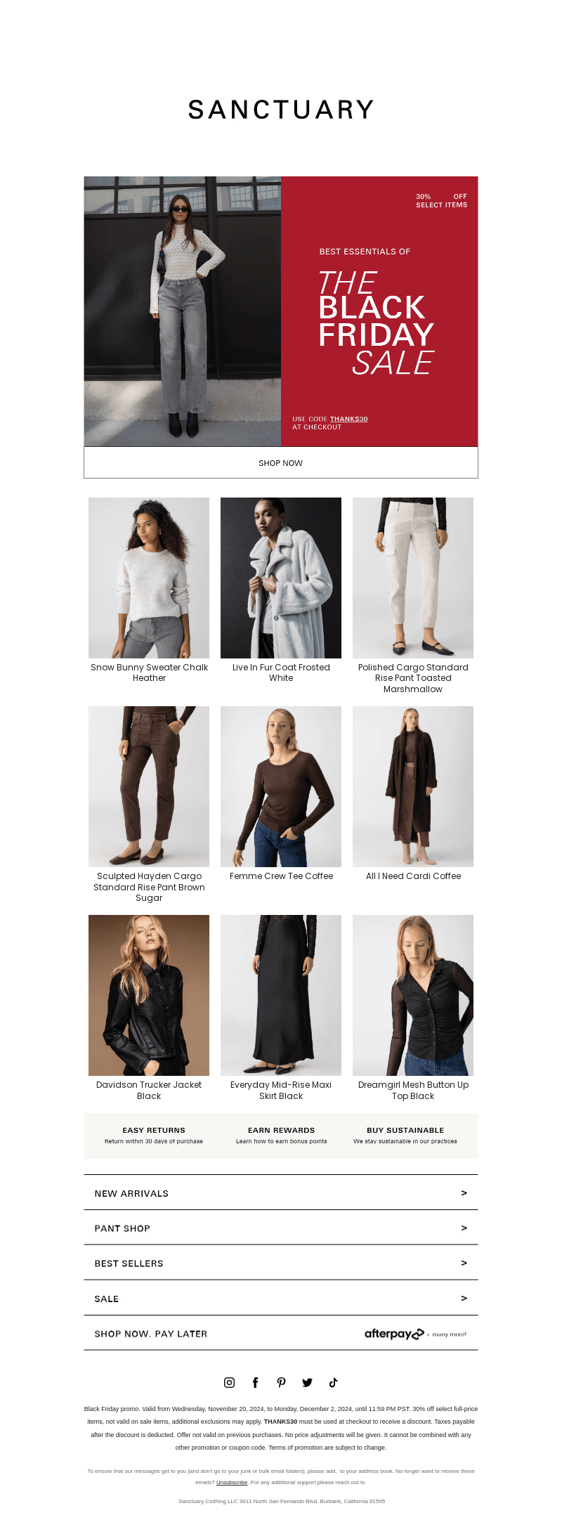 Refresh Your Wardrobe with 30% Off