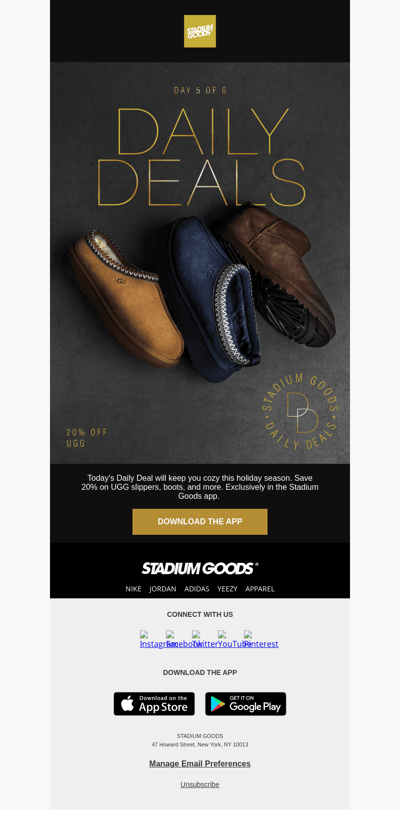 Daily Deal: 20% Off UGGs