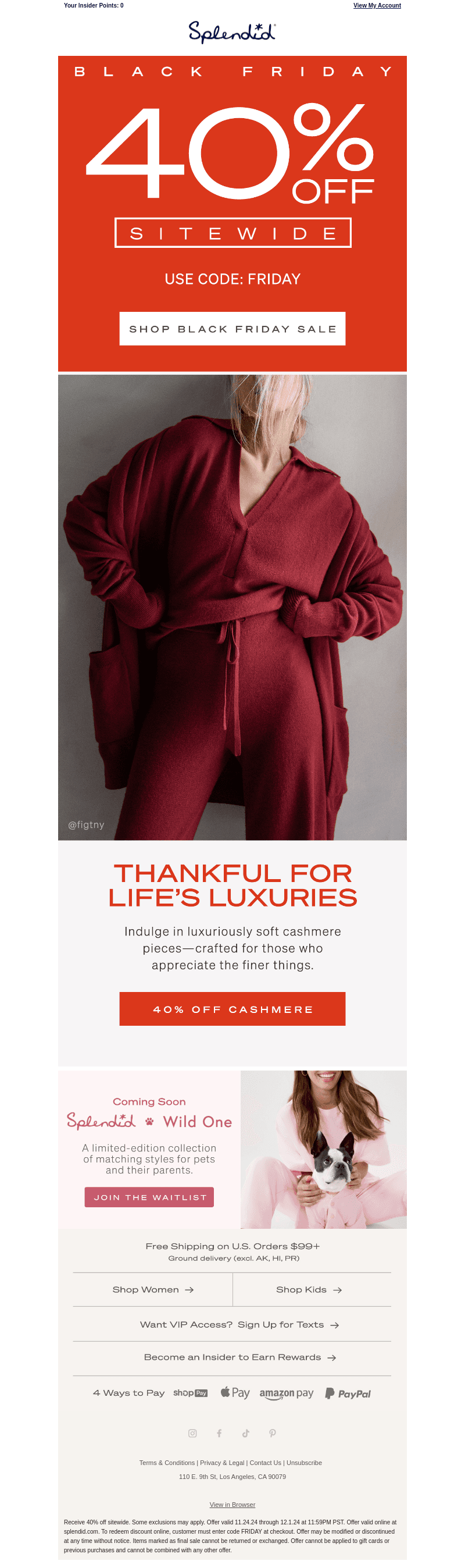 40% Off Cashmere? Feels Like Black Friday!