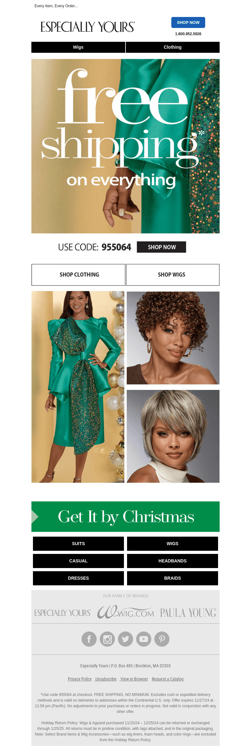 100% FREE Shipping - Today Only
