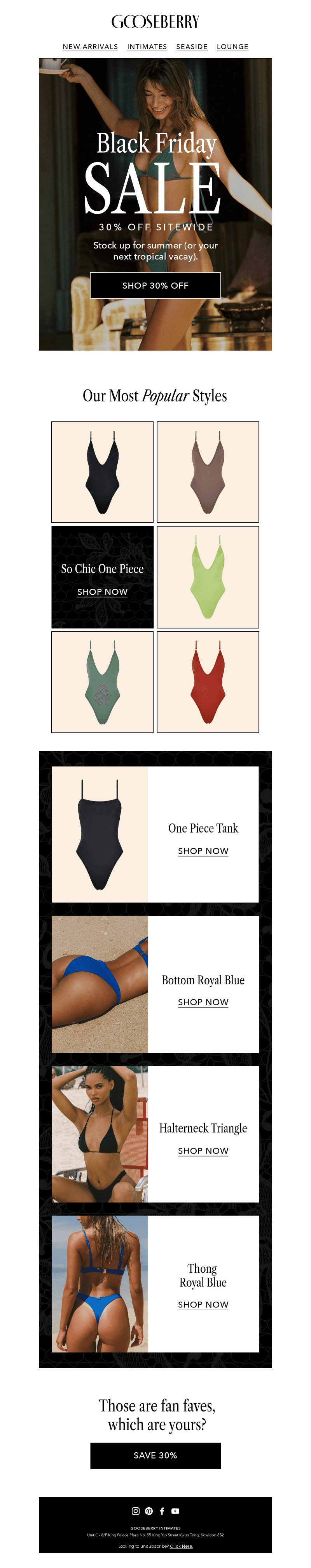 30% off your next swim set?