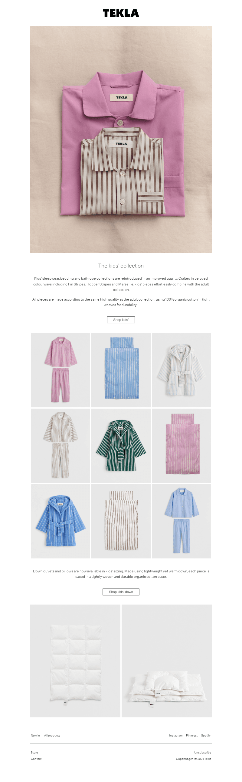Reintroducing the kids’ collection