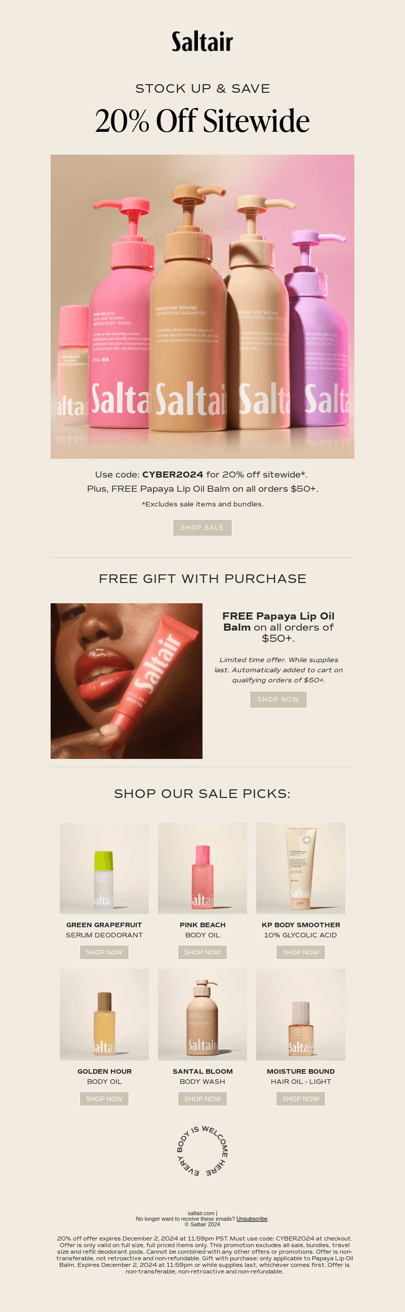 Did You Hear? 20% Off