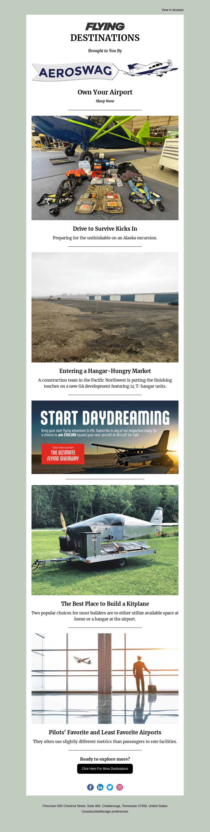 Preparing for a Flying Trip to Alaska