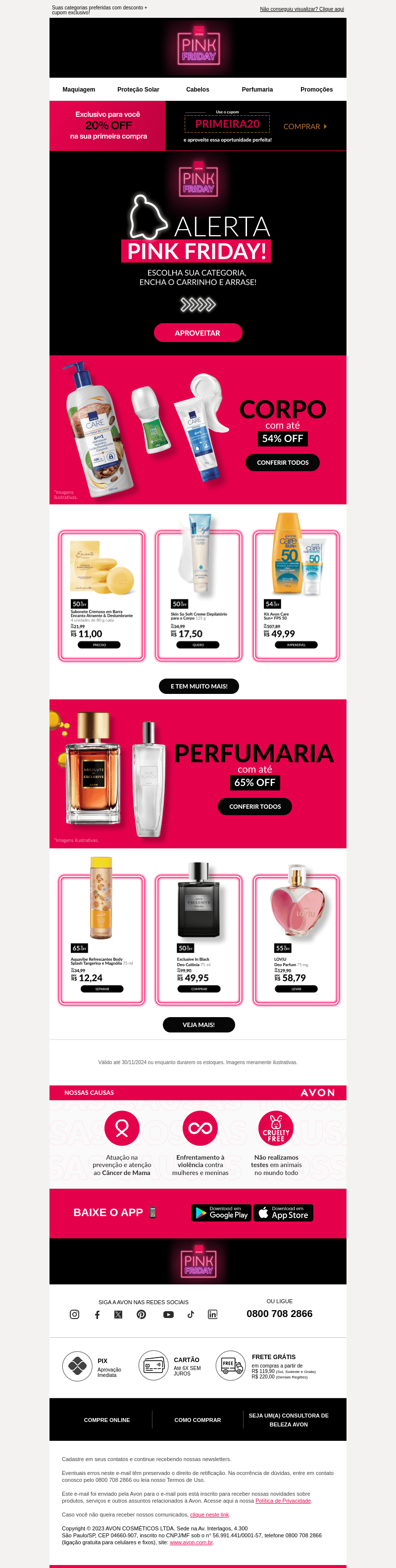 Até 65%OFF na 1ª compra? Tem aqui 👀
