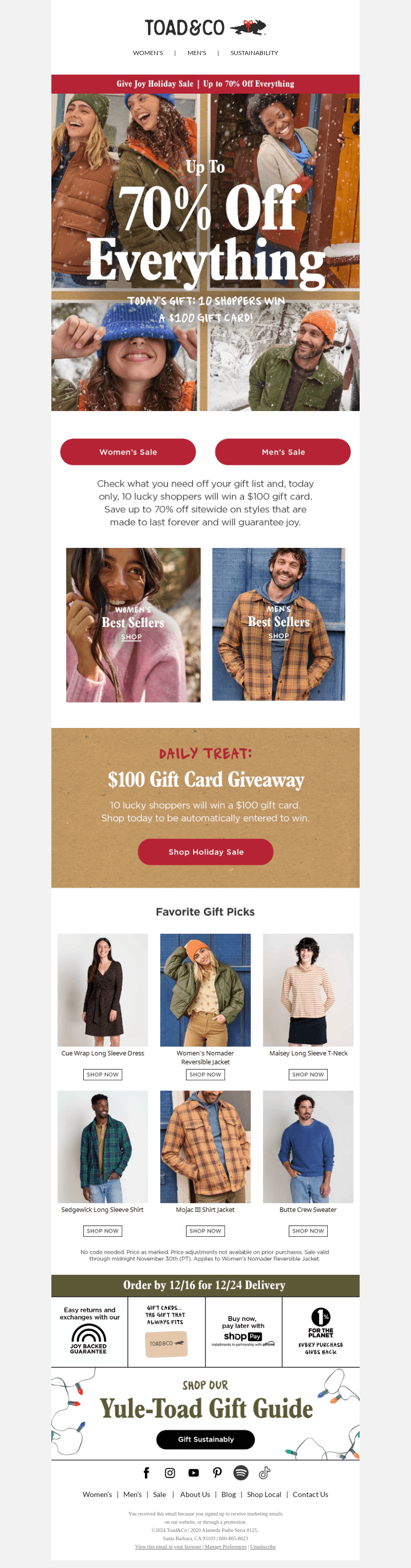 Today Only: 10 Chances to Win $100 Gift Cards