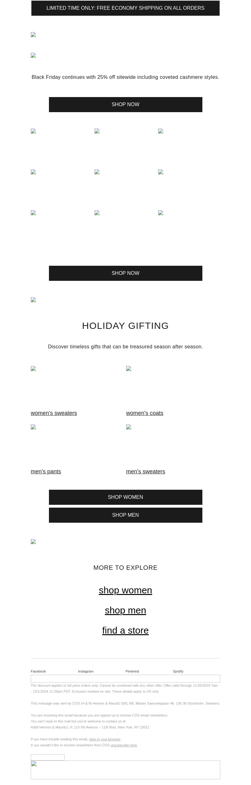 Black Friday: 25% off sitewide continues