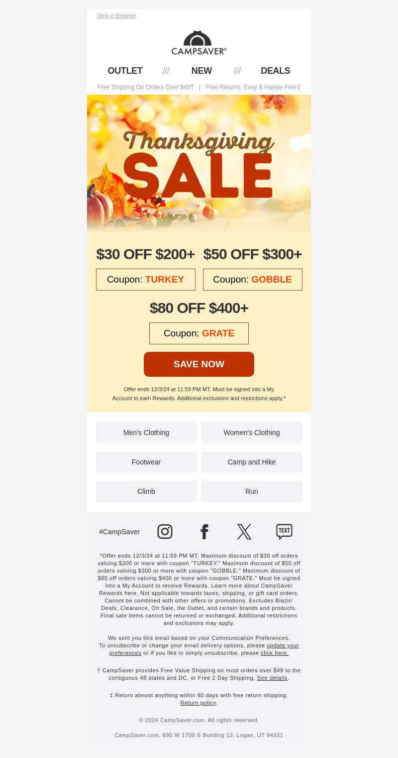 Get Up to $80 off Your Order
