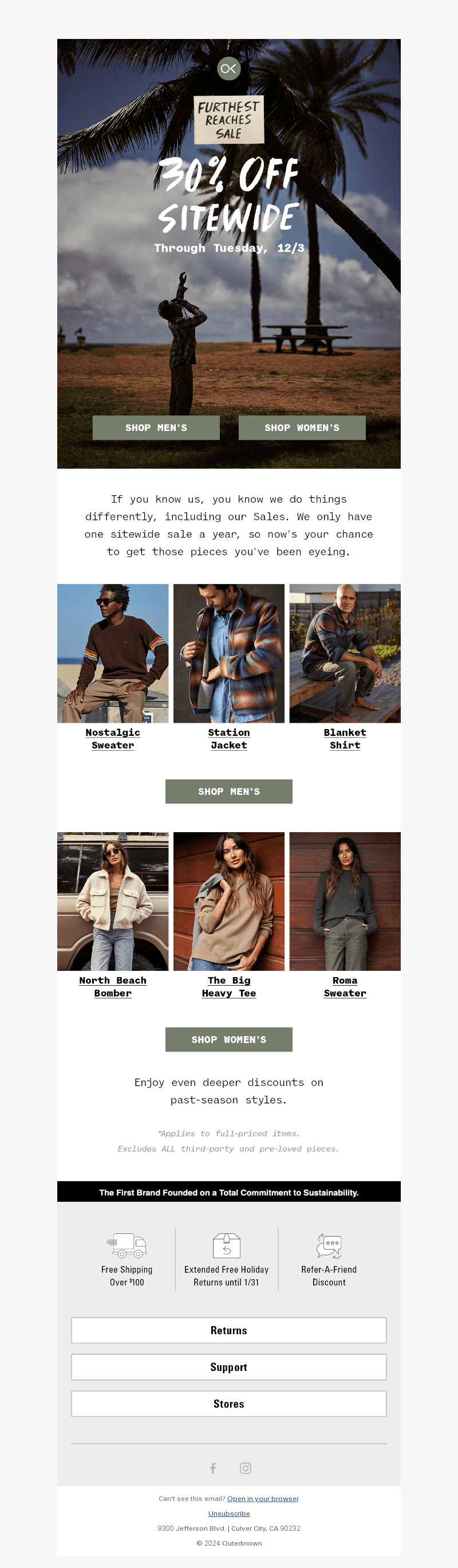 Sale is ON–30% Off Sitewide